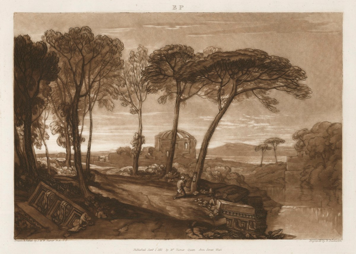 J.M.W. Turner RA, The Temple of Minerva Medica