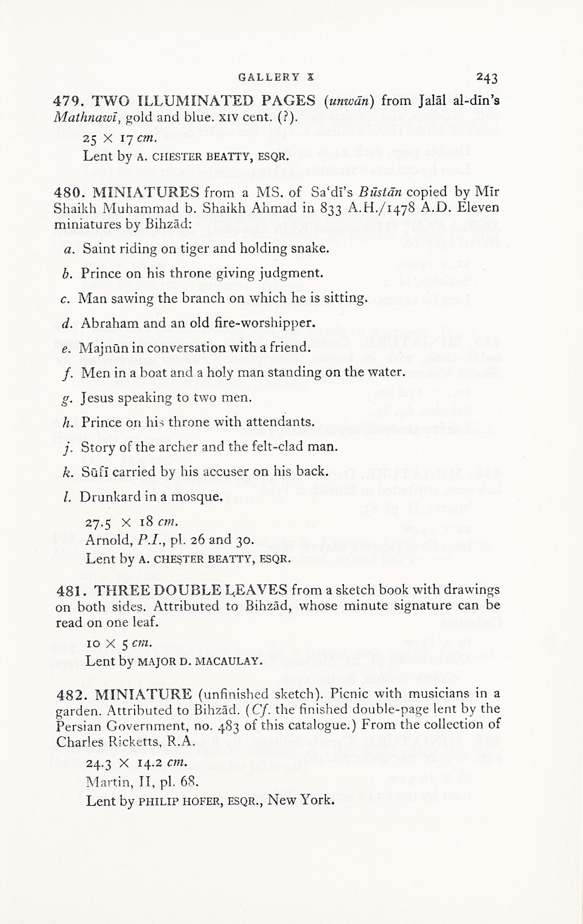Page 271 of 1931 - International Exhibition of Persian Art