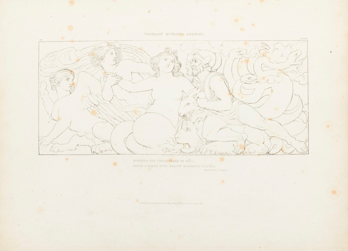 Hesiod, Typhaon Echidna Geryon.