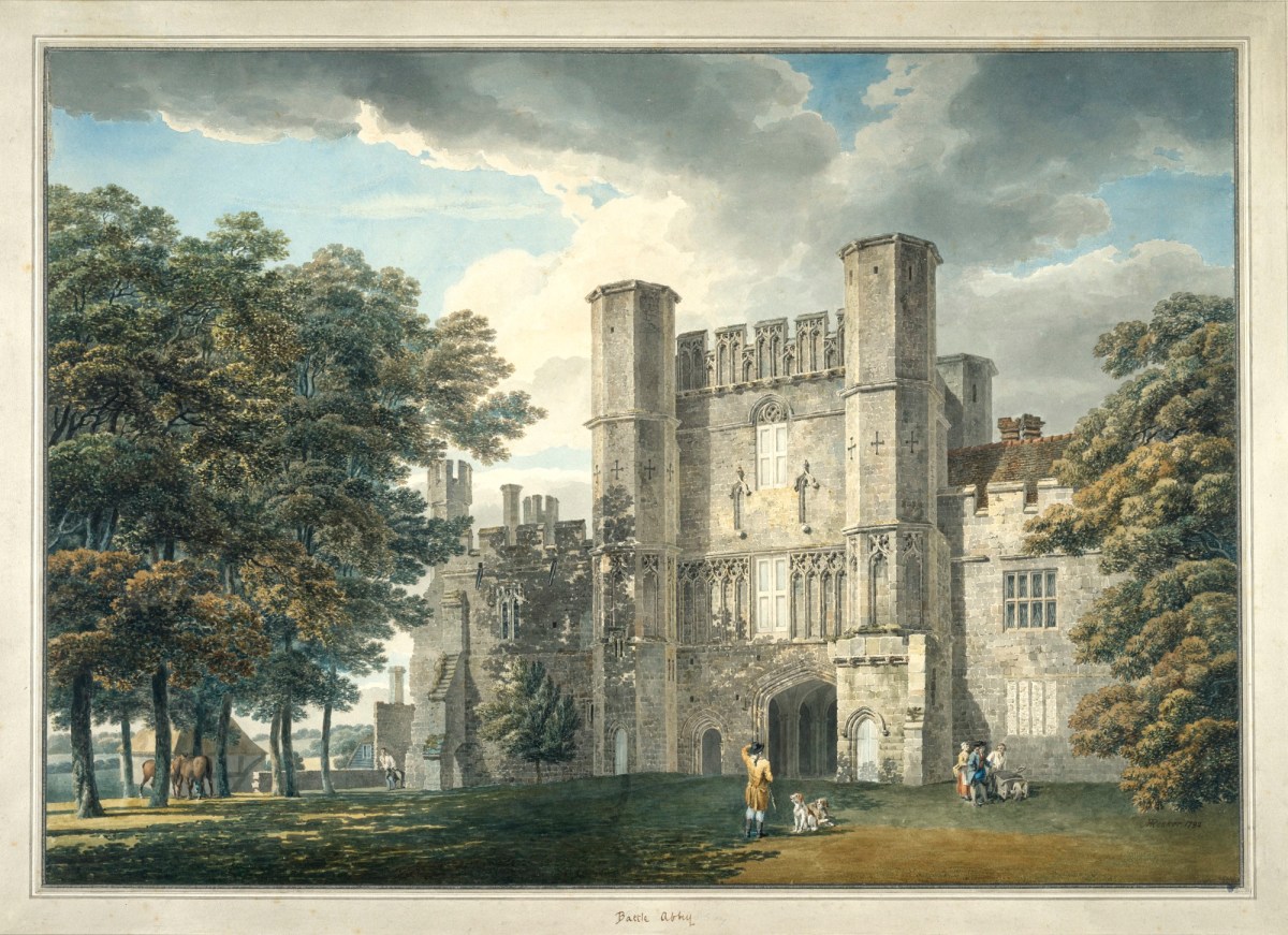Michael Angelo Rooker ARA, The Gatehouse of Battle Abbey, Sussex