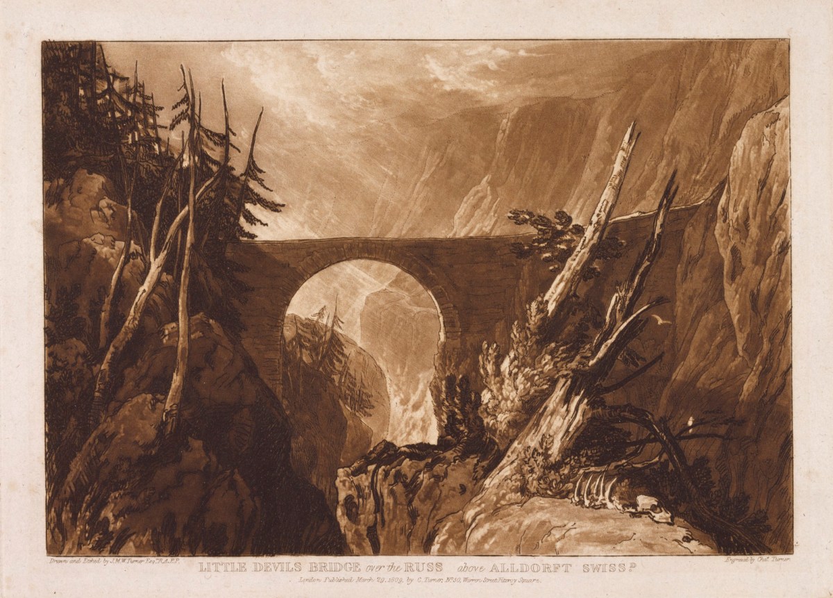 J.M.W. Turner RA, Little Devil's Bridge