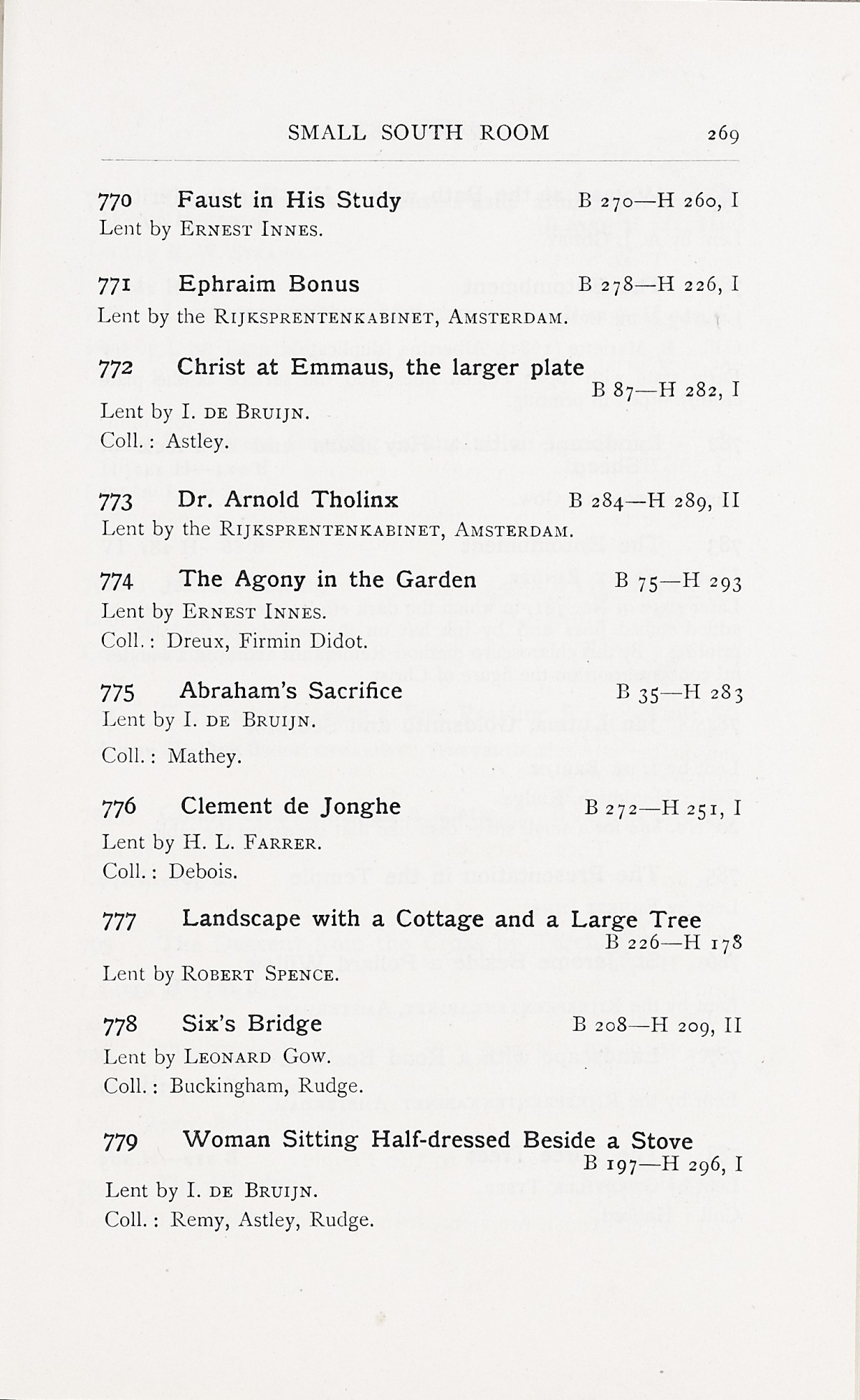 Page 273 of 1929 - Exhibition of Dutch Art 1450-1900