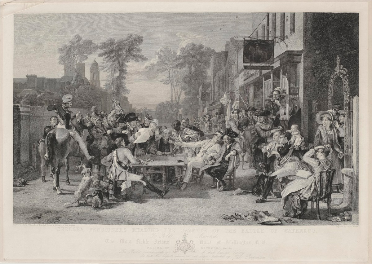 Sir David Wilkie RA, Chelsea Pensioners reading the Gazette of the Battle of Waterloo