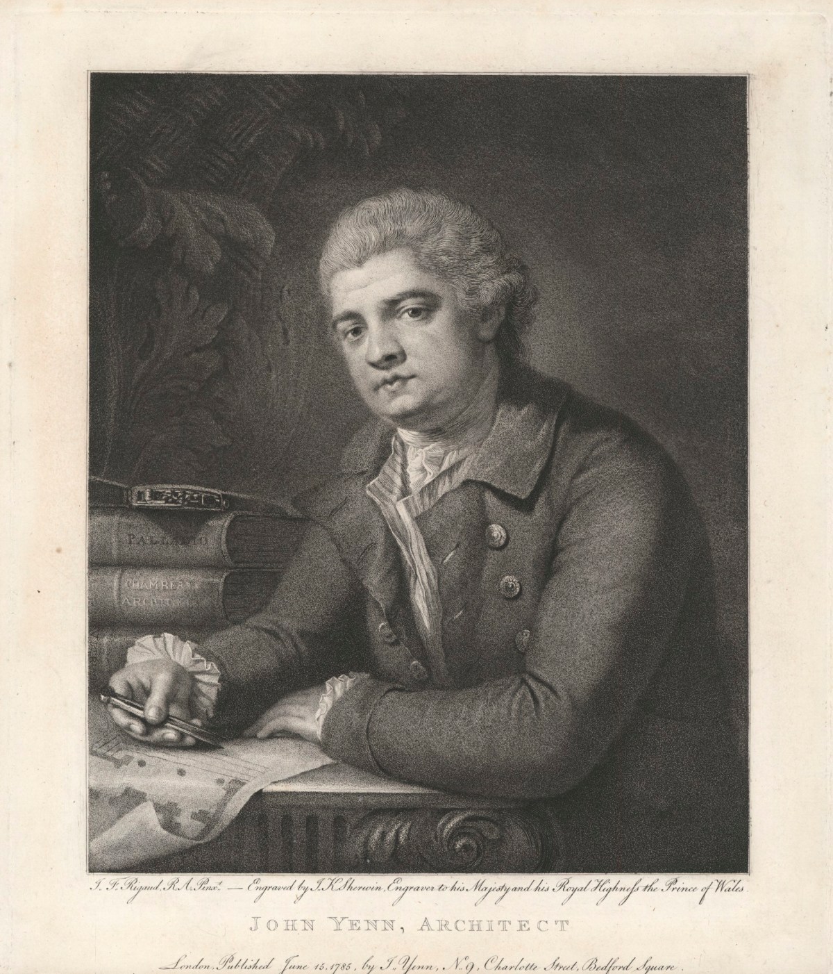John Francis Rigaud RA, Portrait of John Yenn, R.A.