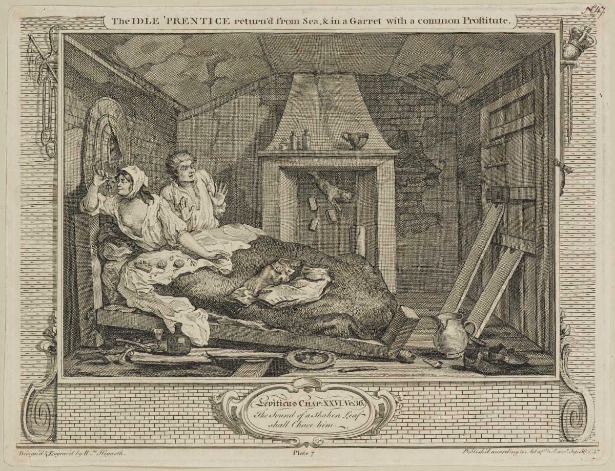 William Hogarth, Industry and Idleness, plate 7