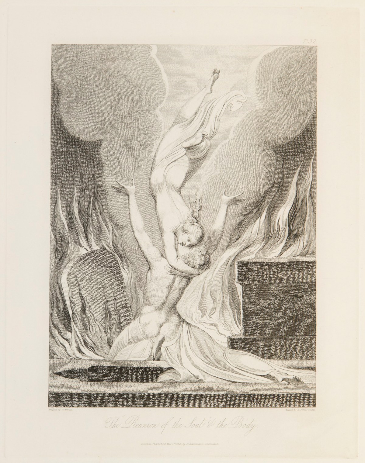 William Blake, The Reunion of the Soul and the Body