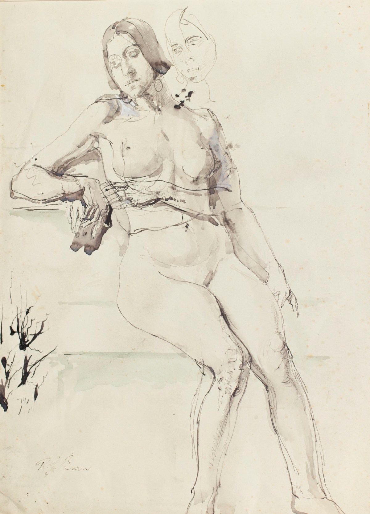 Life Drawing Of A Seated Female Model Works Of Art Ra Collection Royal Academy Of Arts