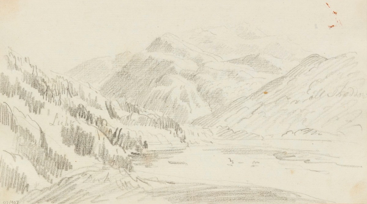 Philip Reinagle RA, Valley in a mountainous landscape