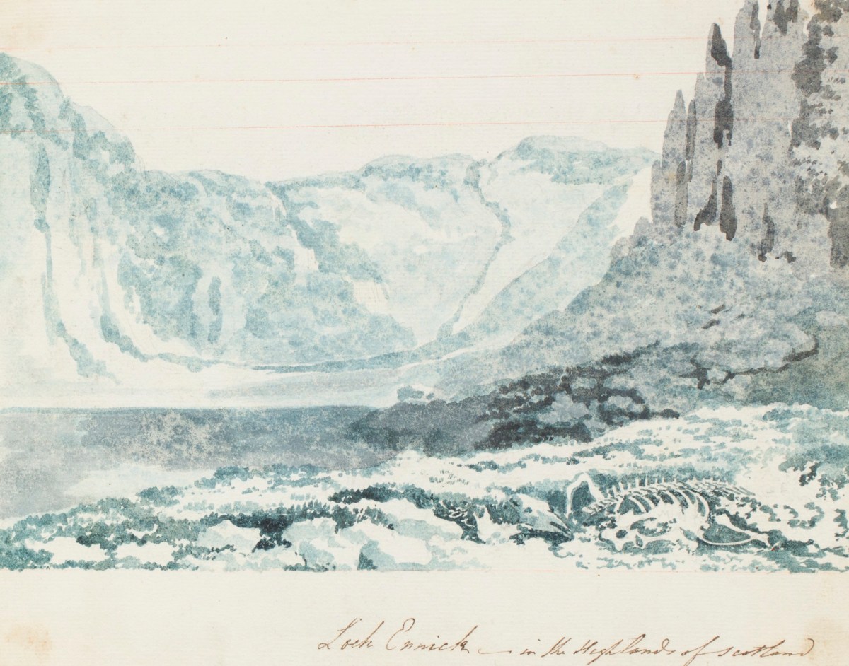 Philip Reinagle RA, Lake Ennick - in the Highland of Scotland