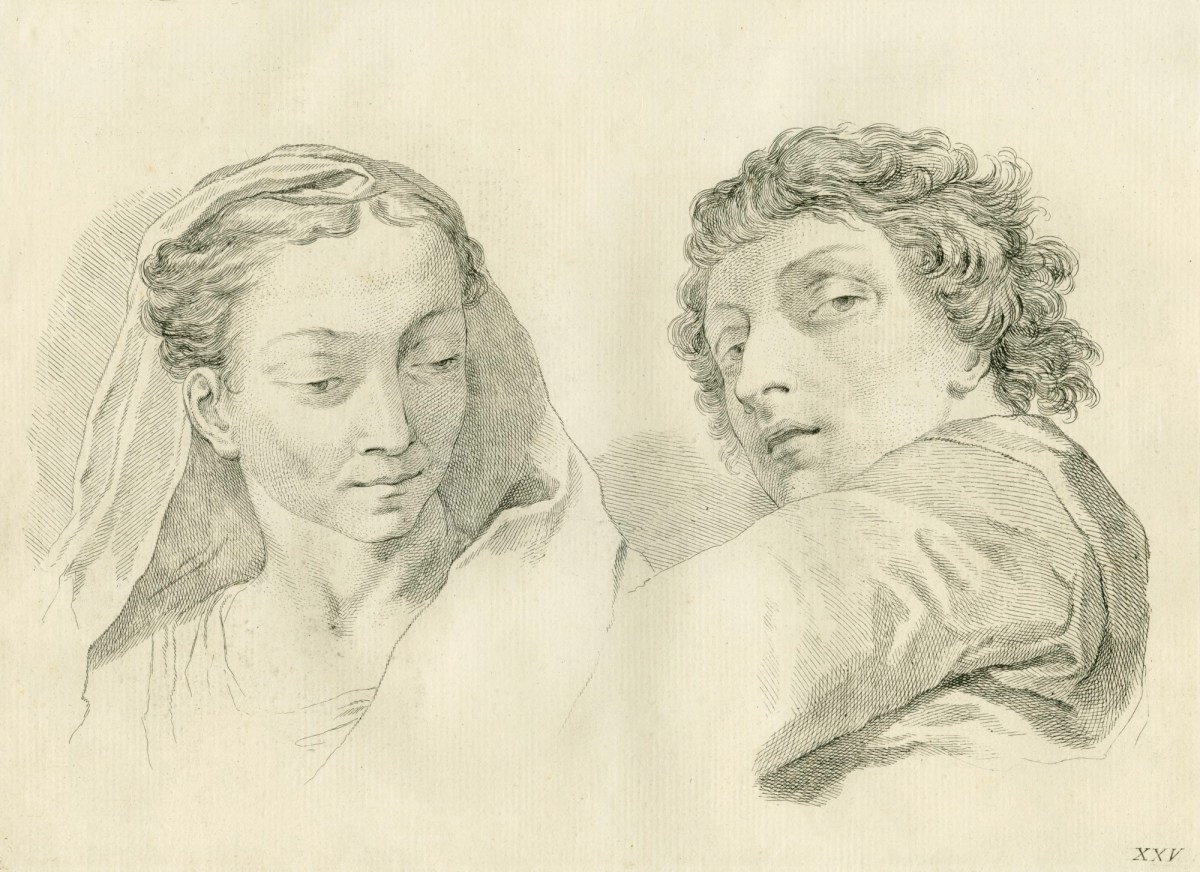 Giovanni Battista Piazzetta, Study of two heads