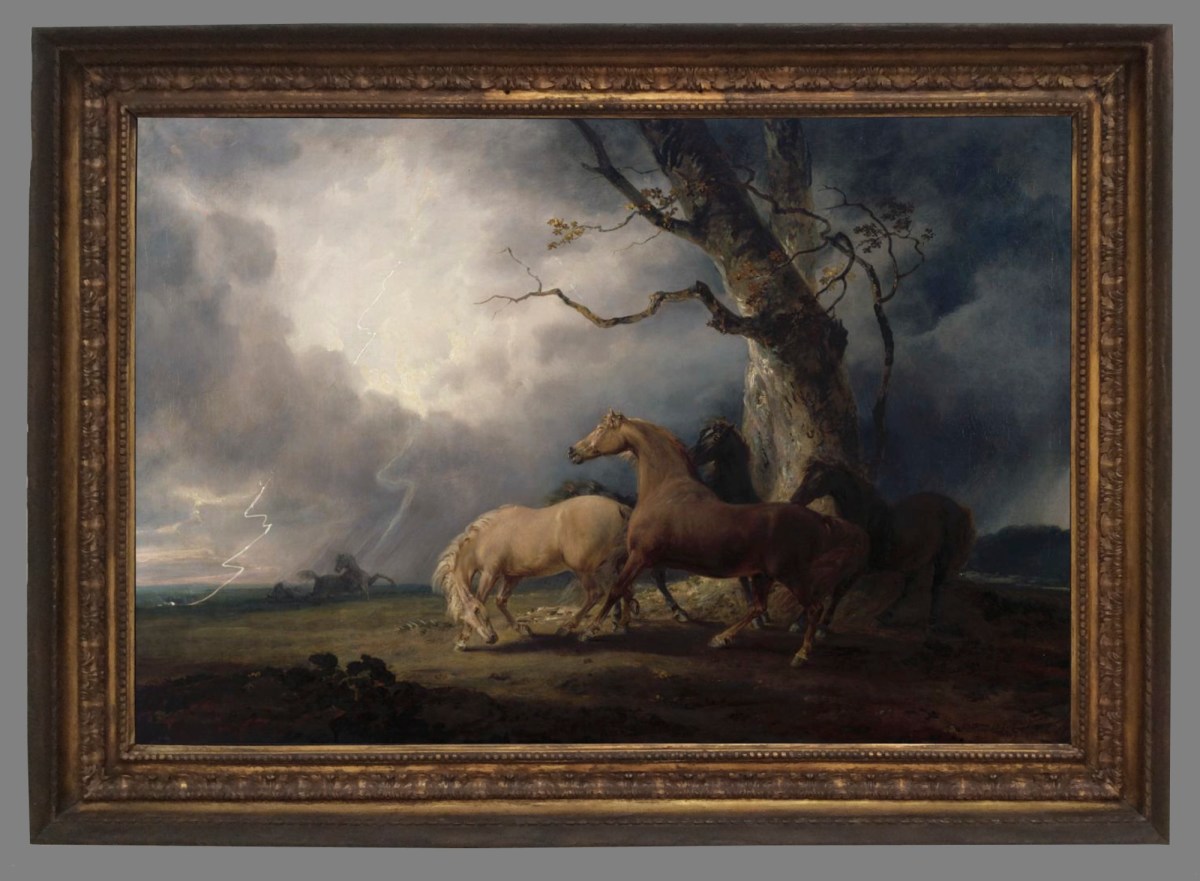 Unknown, Frame for Sawrey Gilpin RA 'Horses in Thunderstorm'