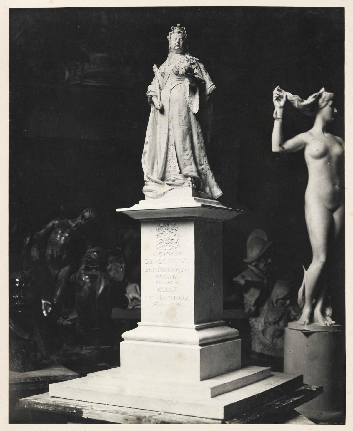 Unidentified photographer, Sketch model of Memorial to Queen Victoria