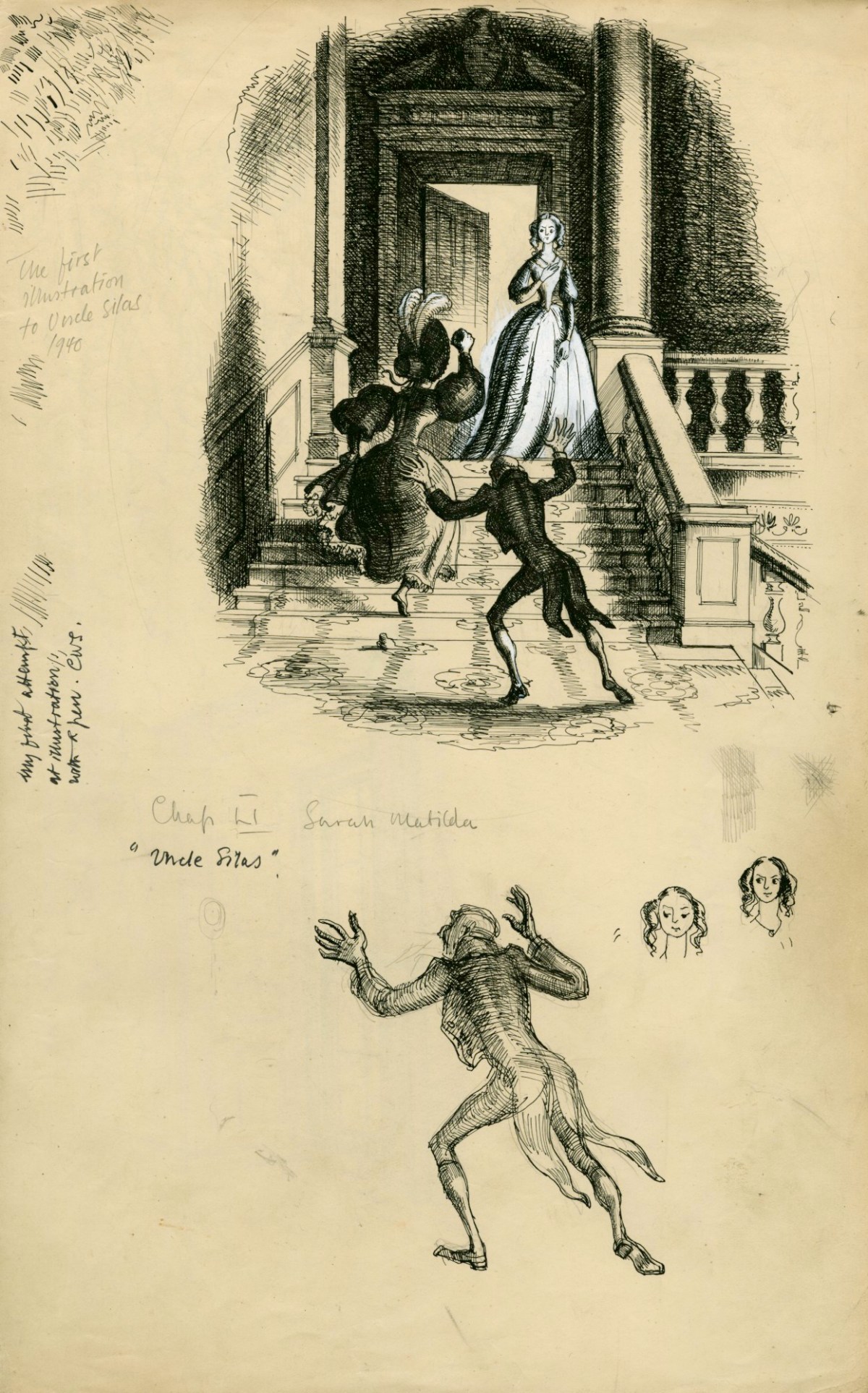Charles W. Stewart, A pink and white young lady... was flouncing up the last stair