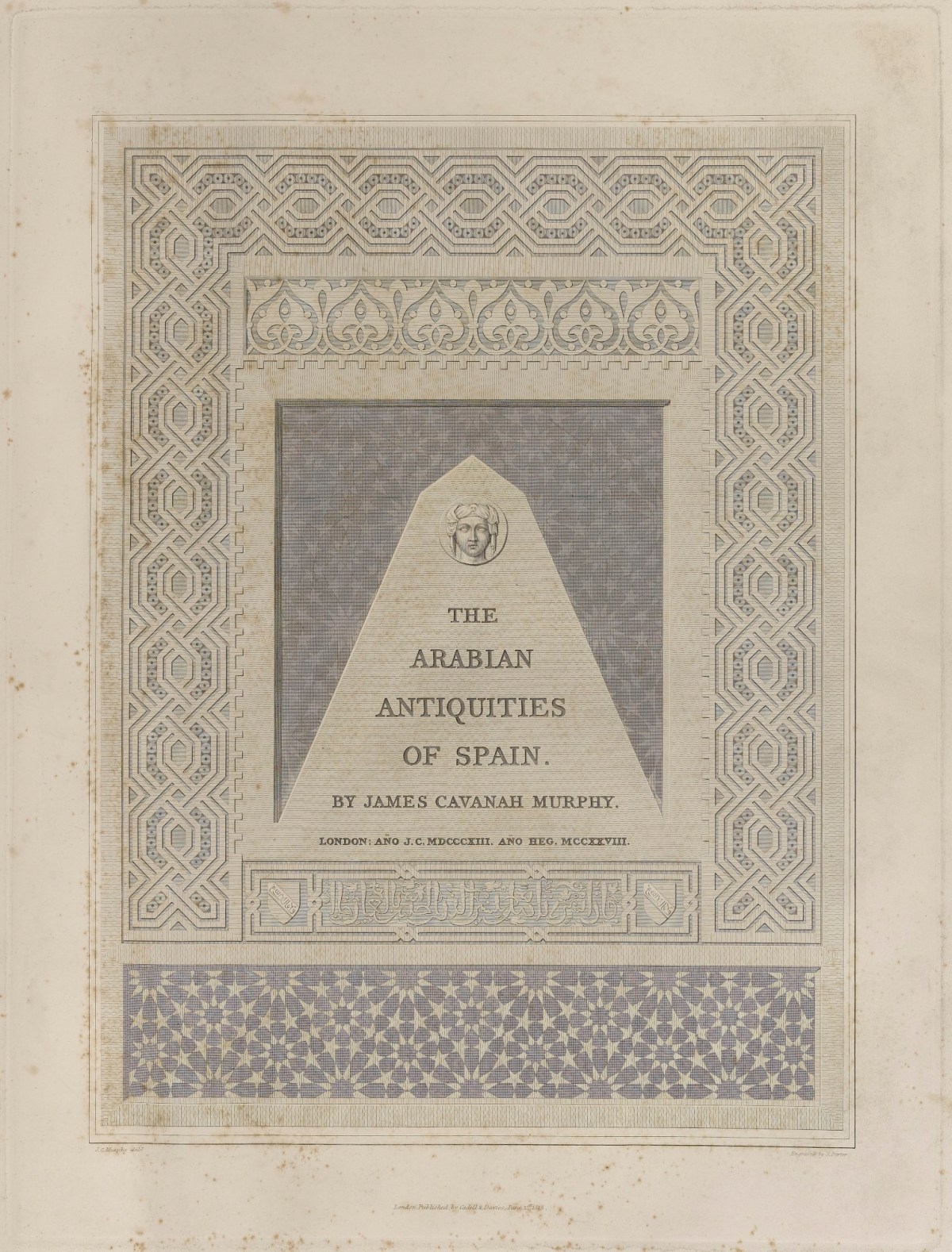 James Cavanah Murphy, Engraved title page