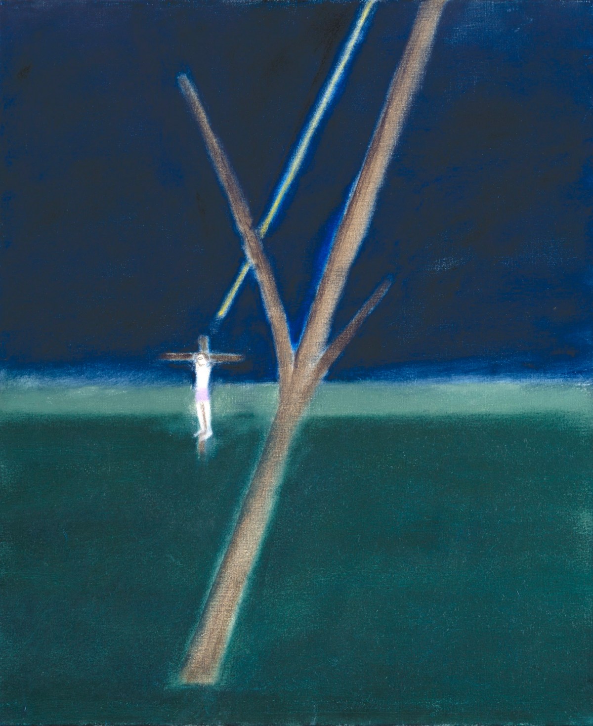 Craigie Aitchison RA, Crucifixion 1988/89