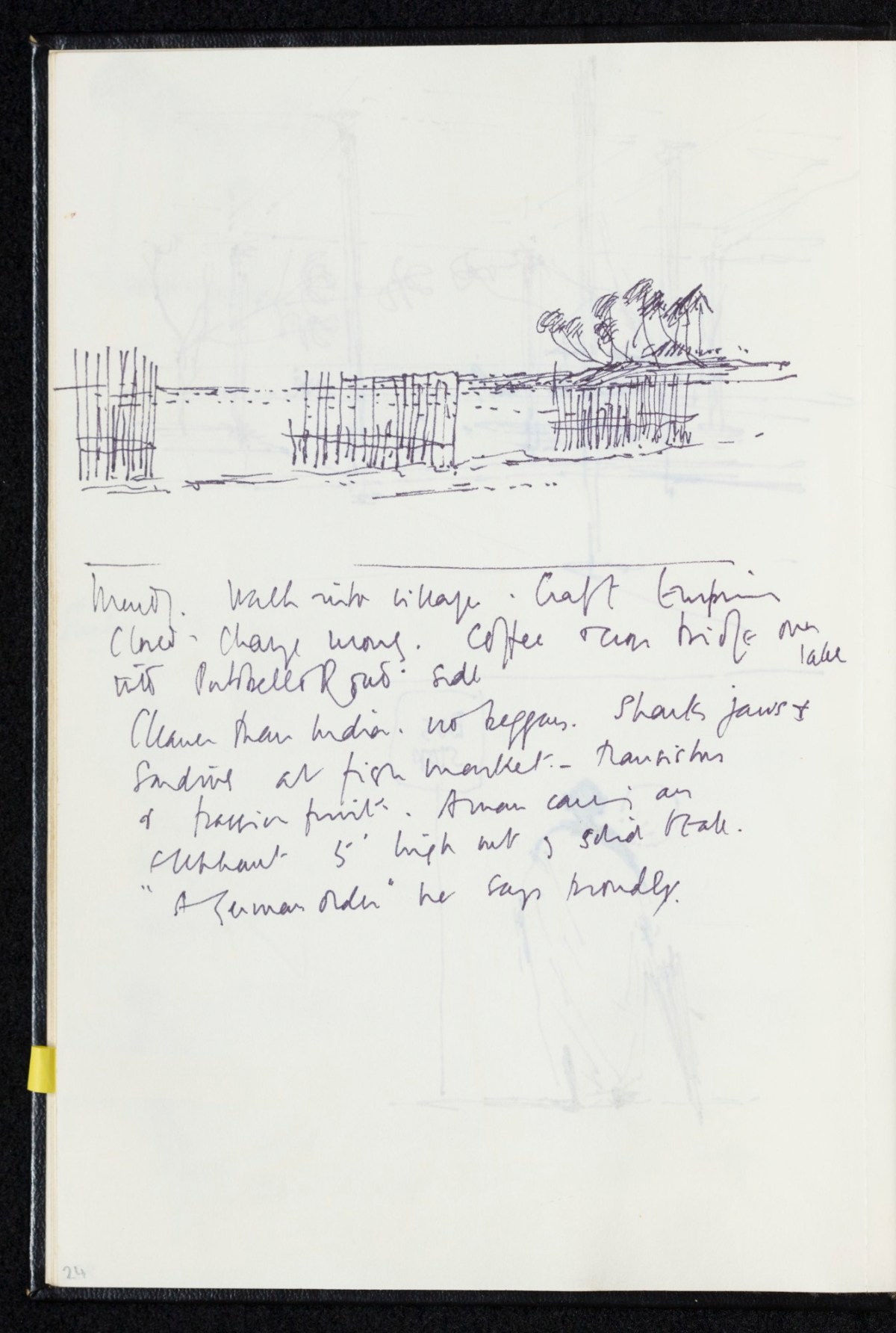 Sir Hugh Casson PRA, Sri Lanka sketchbook