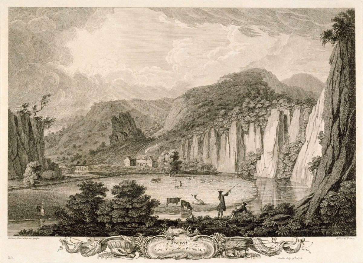 Thomas Smith of Derby, A Prospect on the River Manyfold, at Wetton-Mill