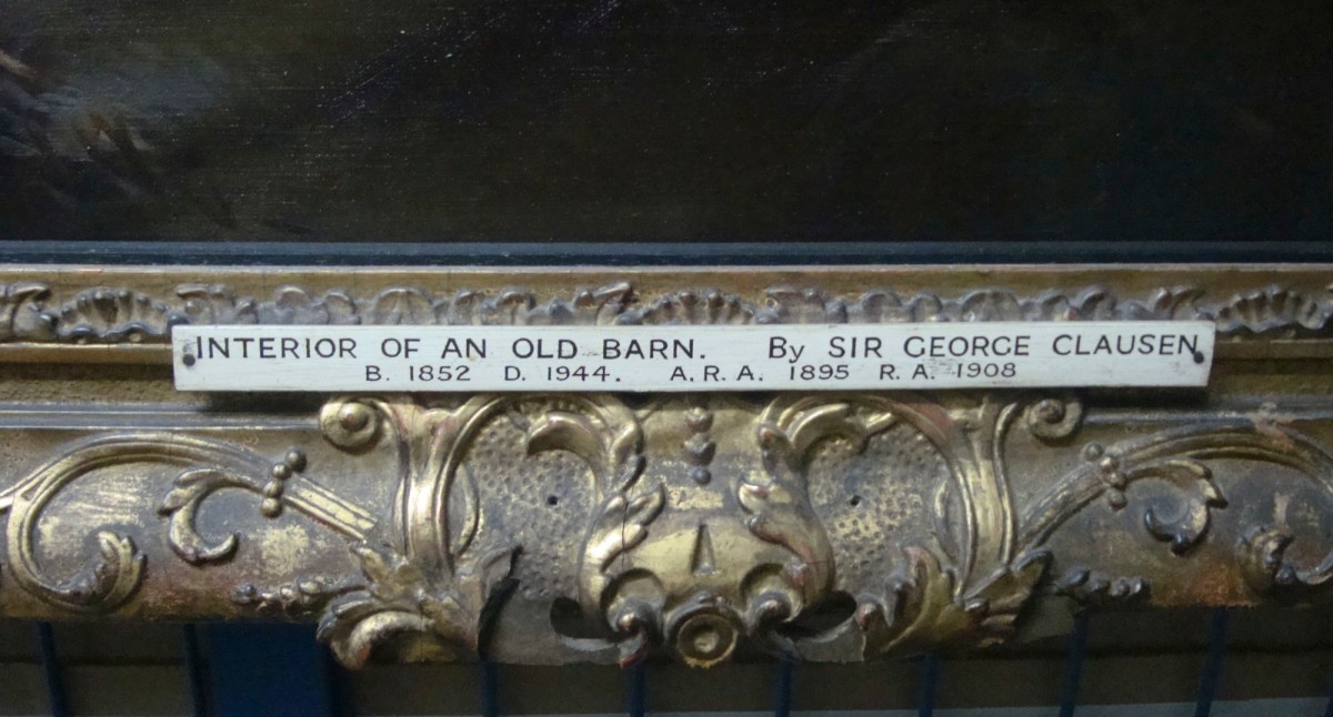 Chapman Bros - London, Frame for Sir George Clausen RA 'Interior of an Old Barn'