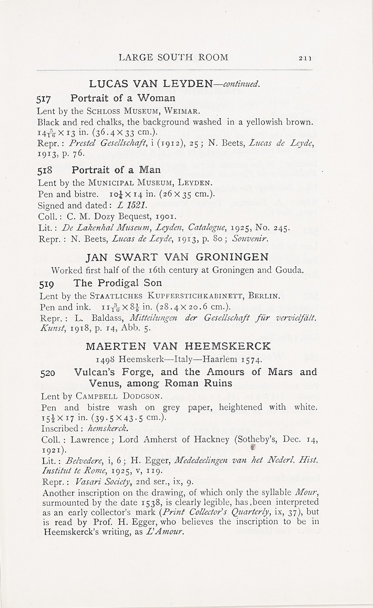 Page 215 of 1929 - Exhibition of Dutch Art 1450-1900