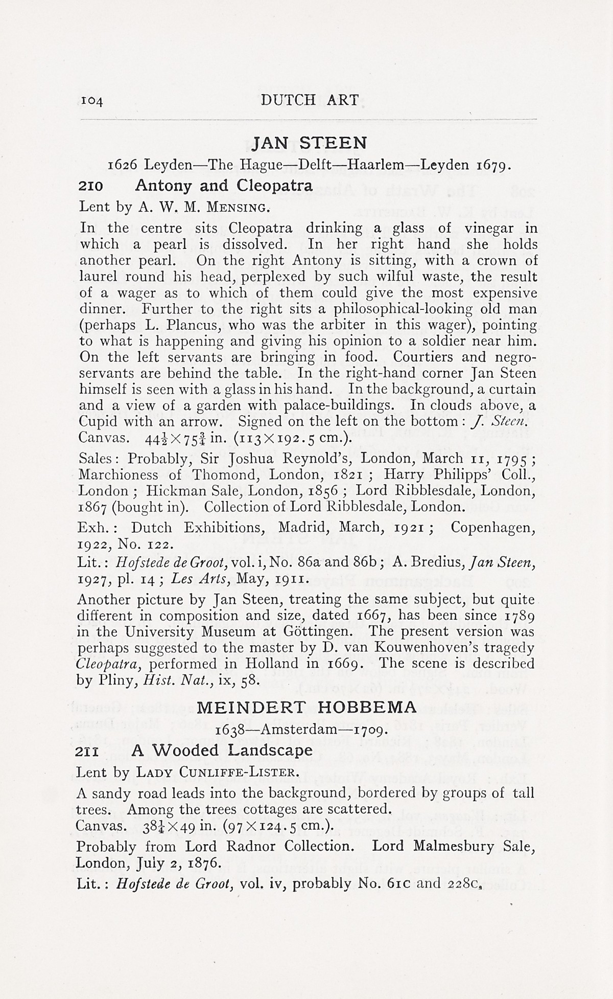 Page 108 of 1929 - Exhibition of Dutch Art 1450-1900