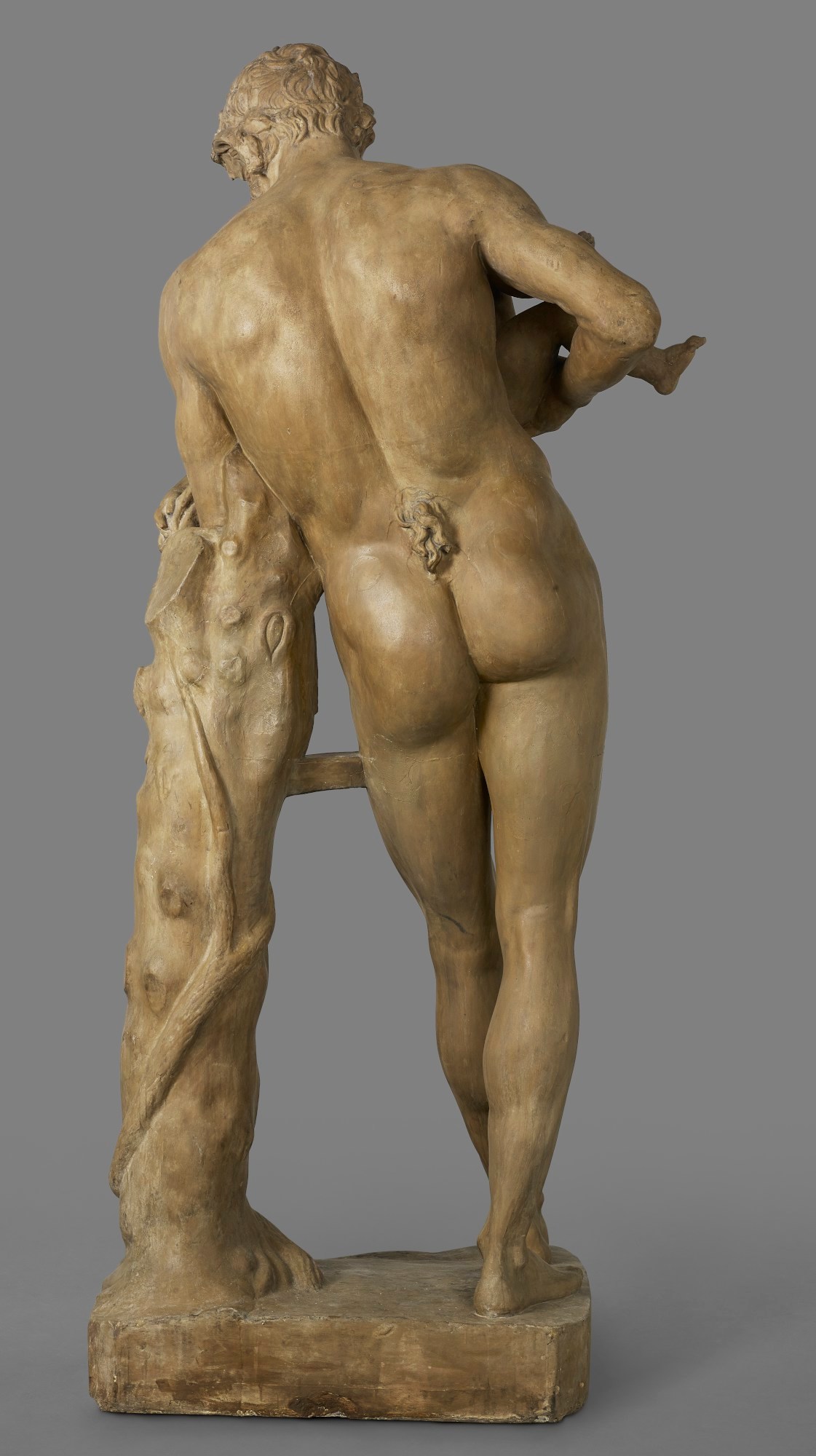 Unidentified Roman sculptor, Cast of Silenus with the Infant Bacchus