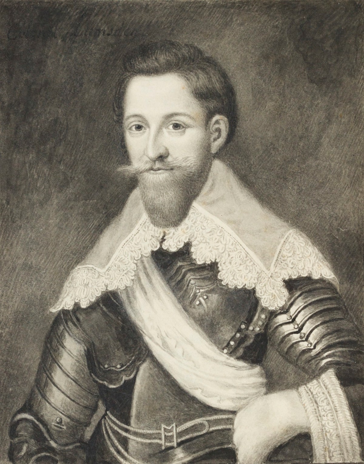 George Perfect Harding, Portrait of Colonel Lumsden
