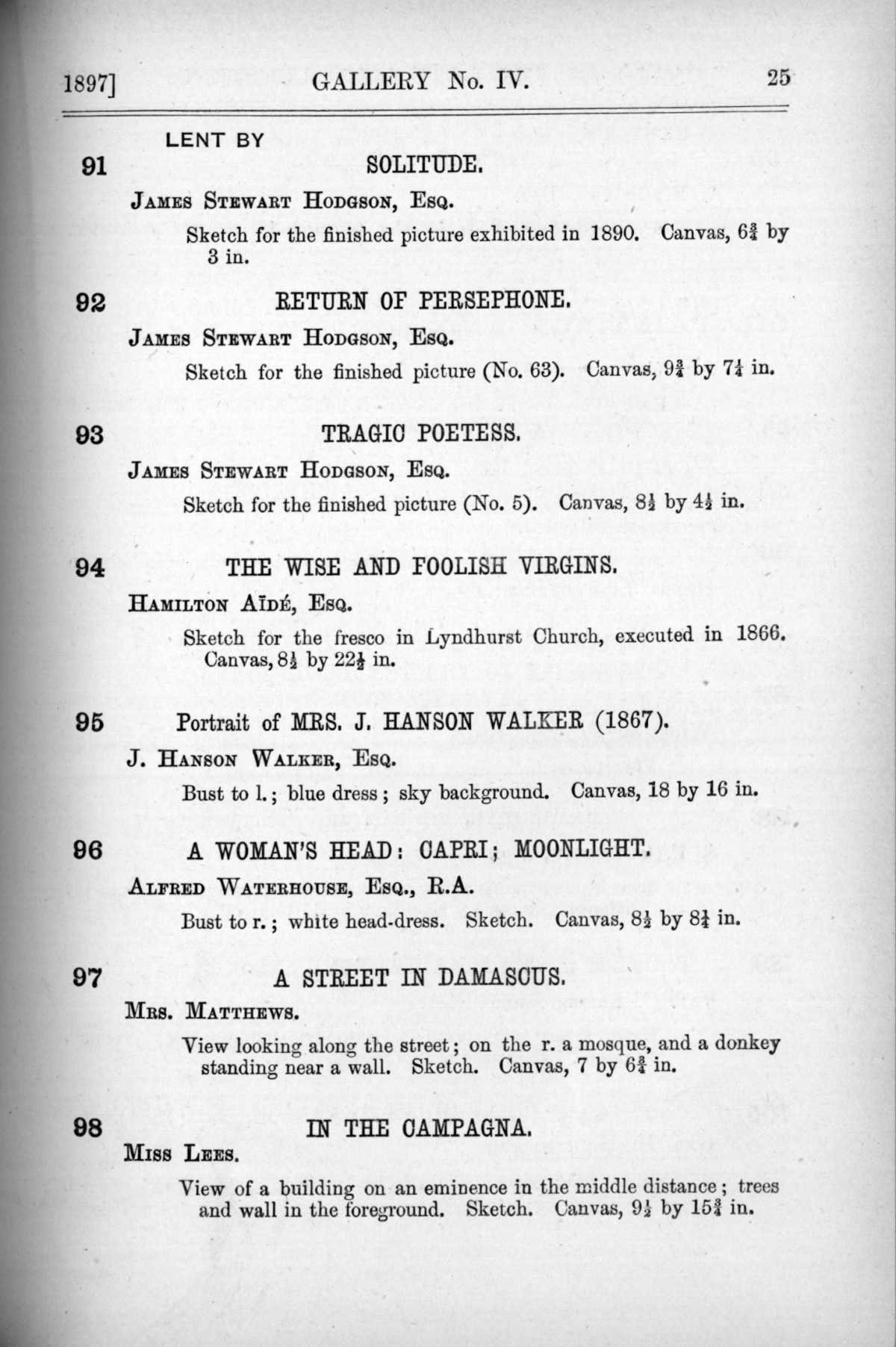 Page 25 of 1897 - Lord Leighton PRA