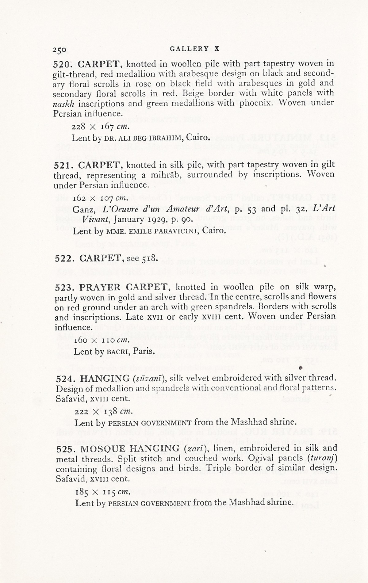 Page 278 of 1931 - International Exhibition of Persian Art