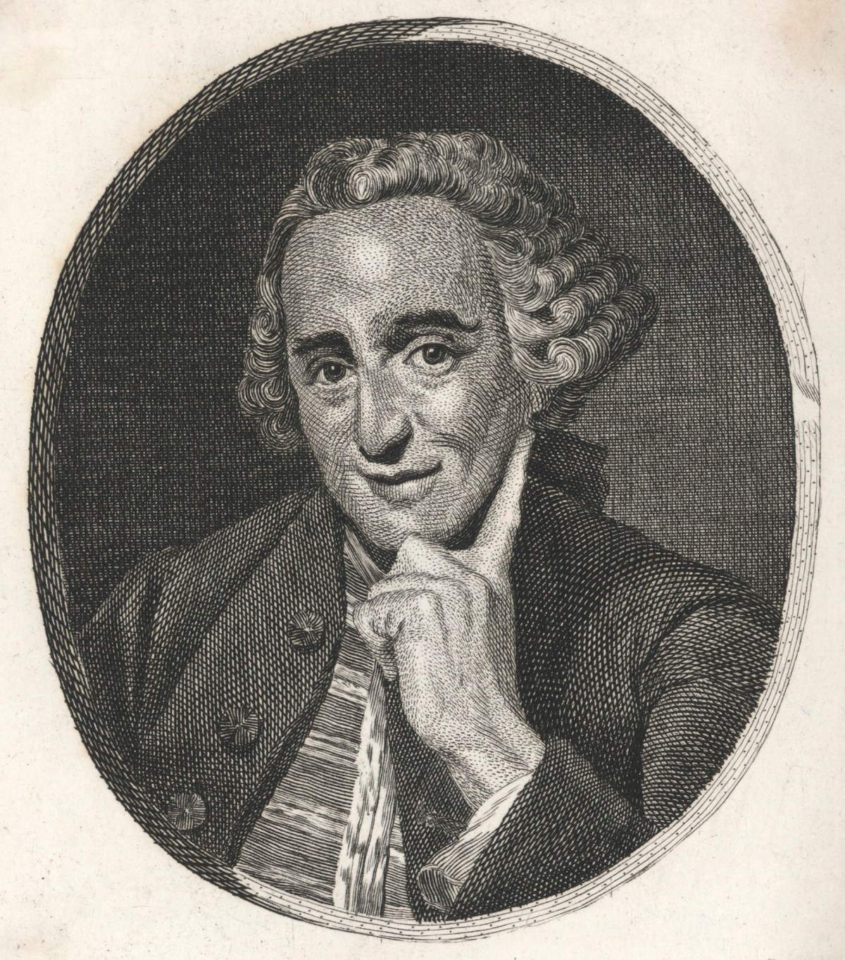 Johann Zoffany RA, Portrait of Simon François Ravenet ARA