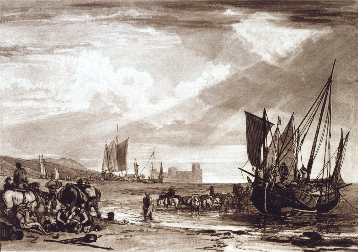 J.M.W. Turner RA, Scene on the French Coast
