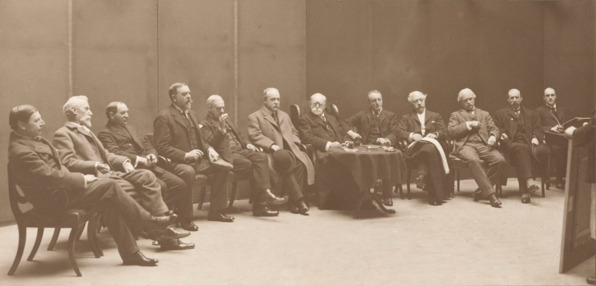 William H. Grove, C.H. Boulton, Monotone photograph of the Selection Committee, April 1914.