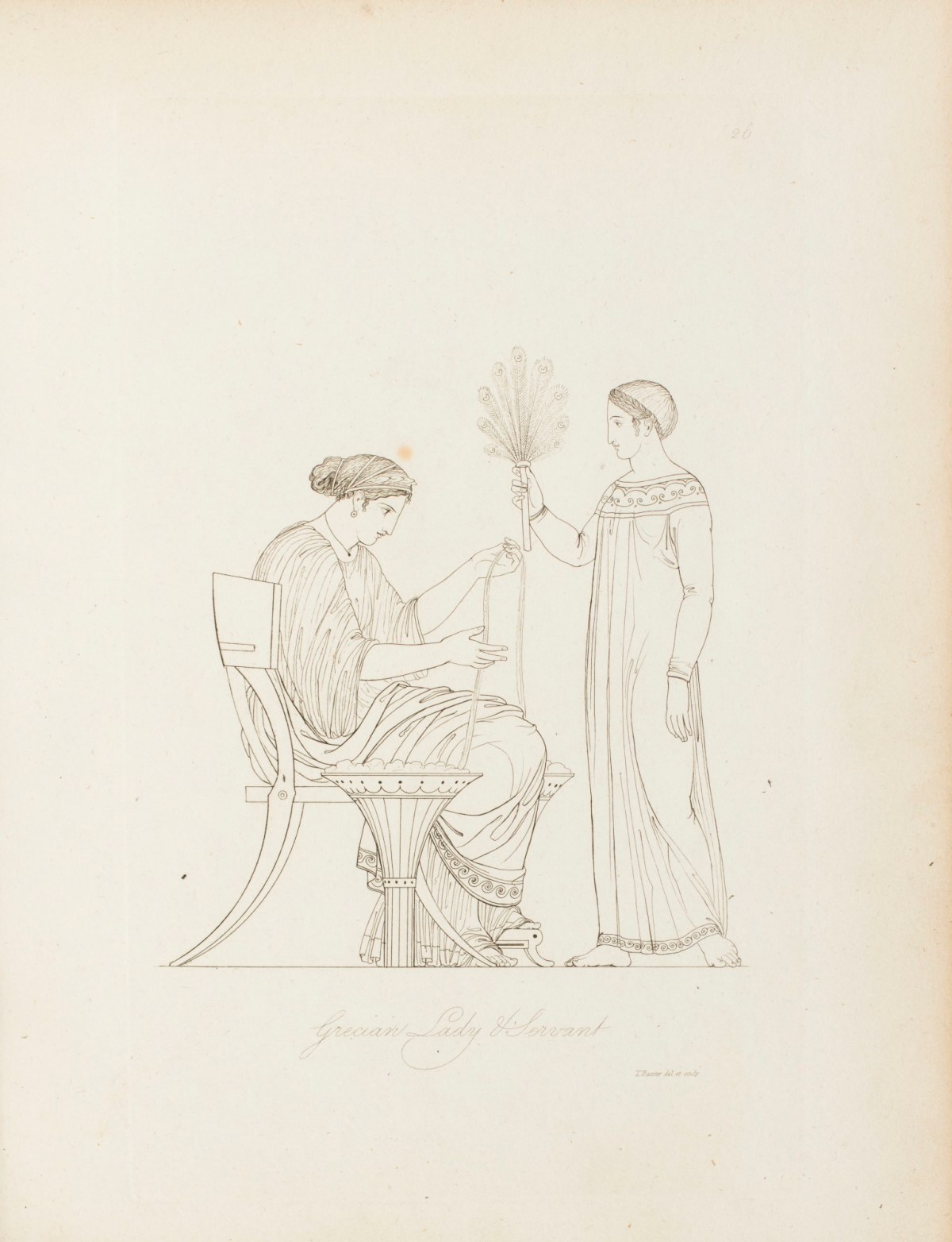 Thomas Baxter, Grecian Lady and Servant