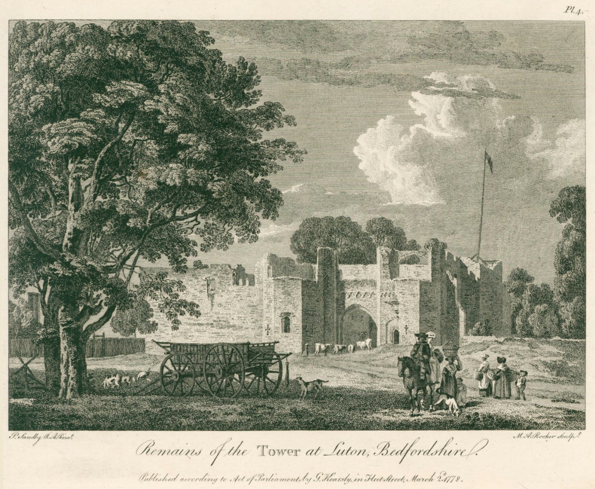 Paul Sandby RA, Remains of the Tower at Luton, Bedfordshire