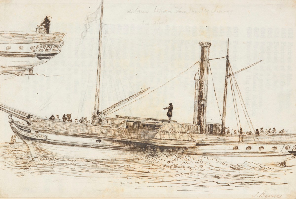 John Byrne, The "Royal Sovereign" Steamer