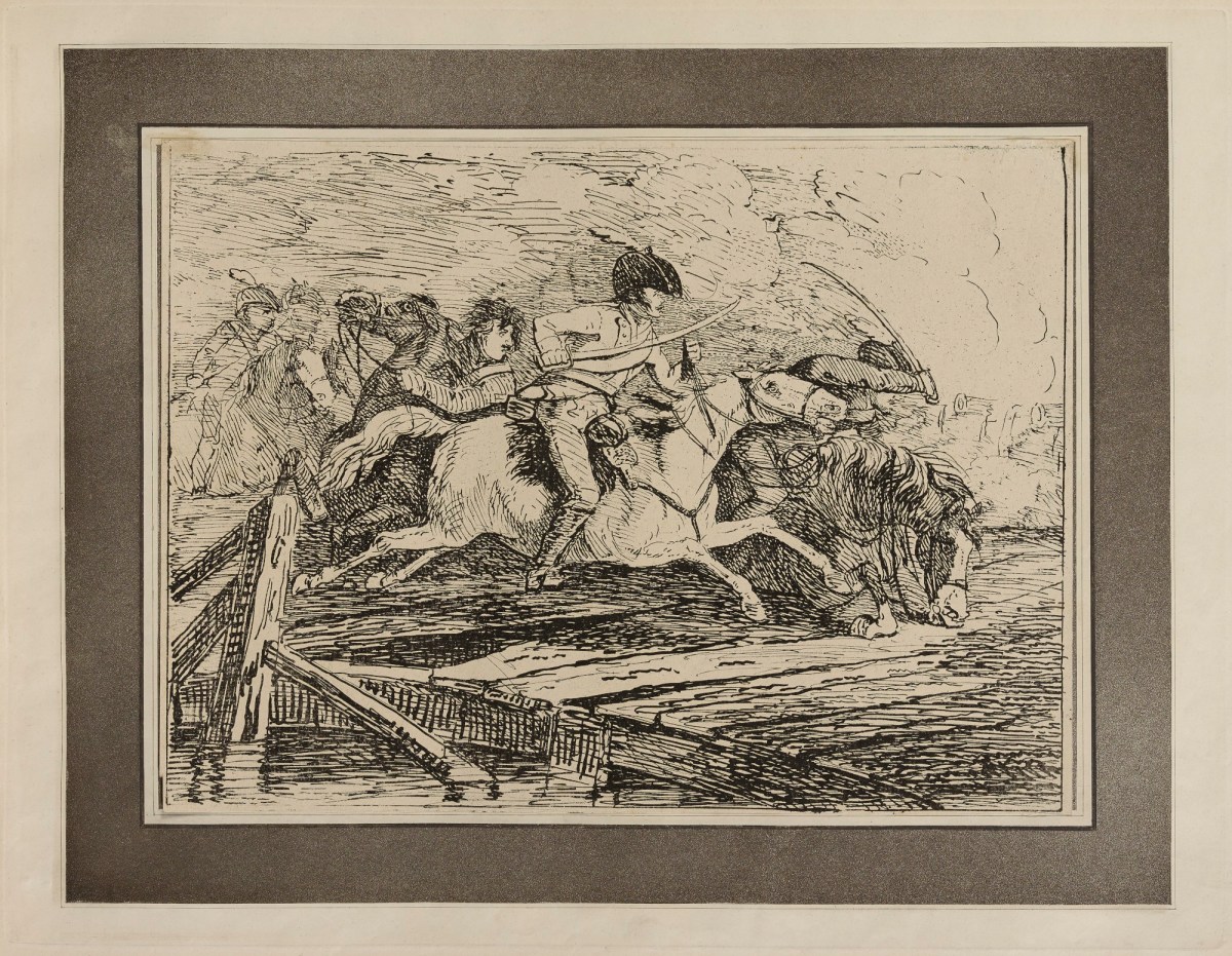 Thomas Barker of Bath, Cavalry charge