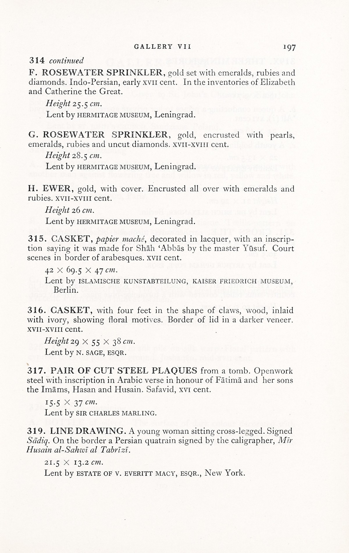Page 225 of 1931 - International Exhibition of Persian Art
