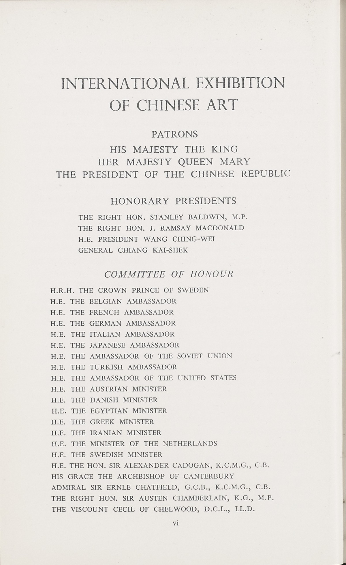 Page 10 of 1935-36 - International Exhibition of Chinese Art