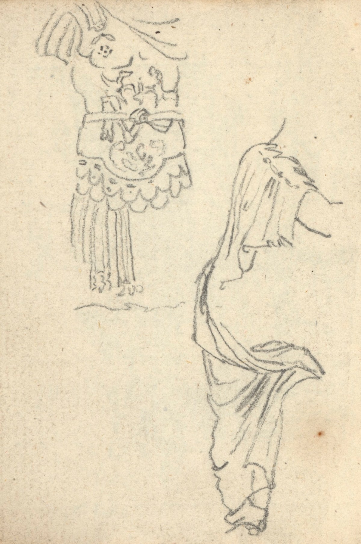 Benjamin West PRA, Leaf from a sketchbook