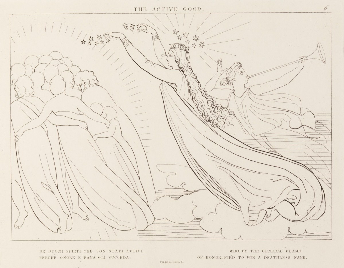 John Flaxman RA, 'The Active Good' (from The Divine Comedy, Paradise )