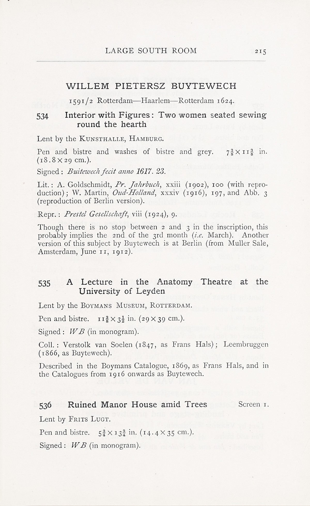 Page 219 of 1929 - Exhibition of Dutch Art 1450-1900