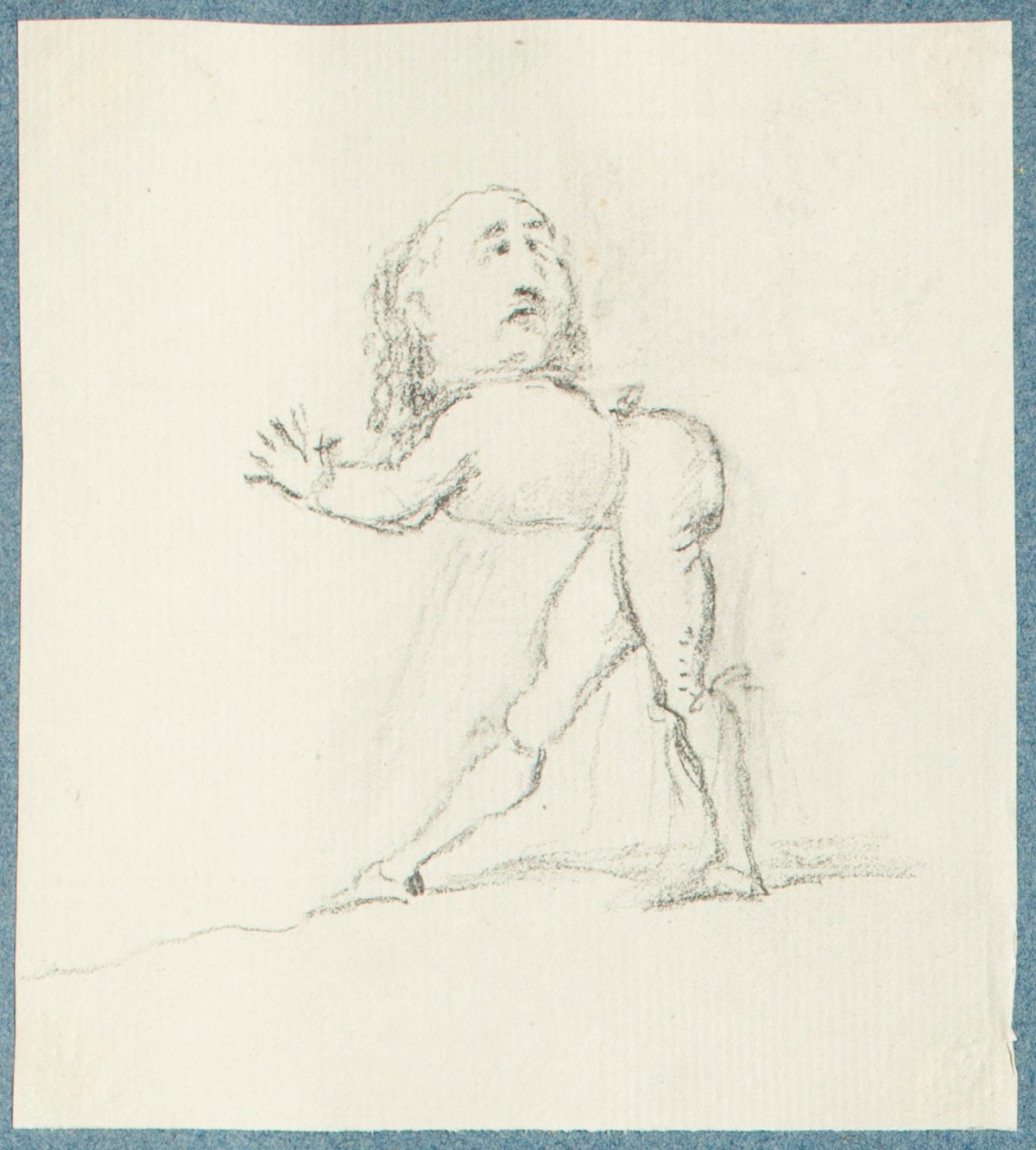 George Dance RA, Caricature of a male figure