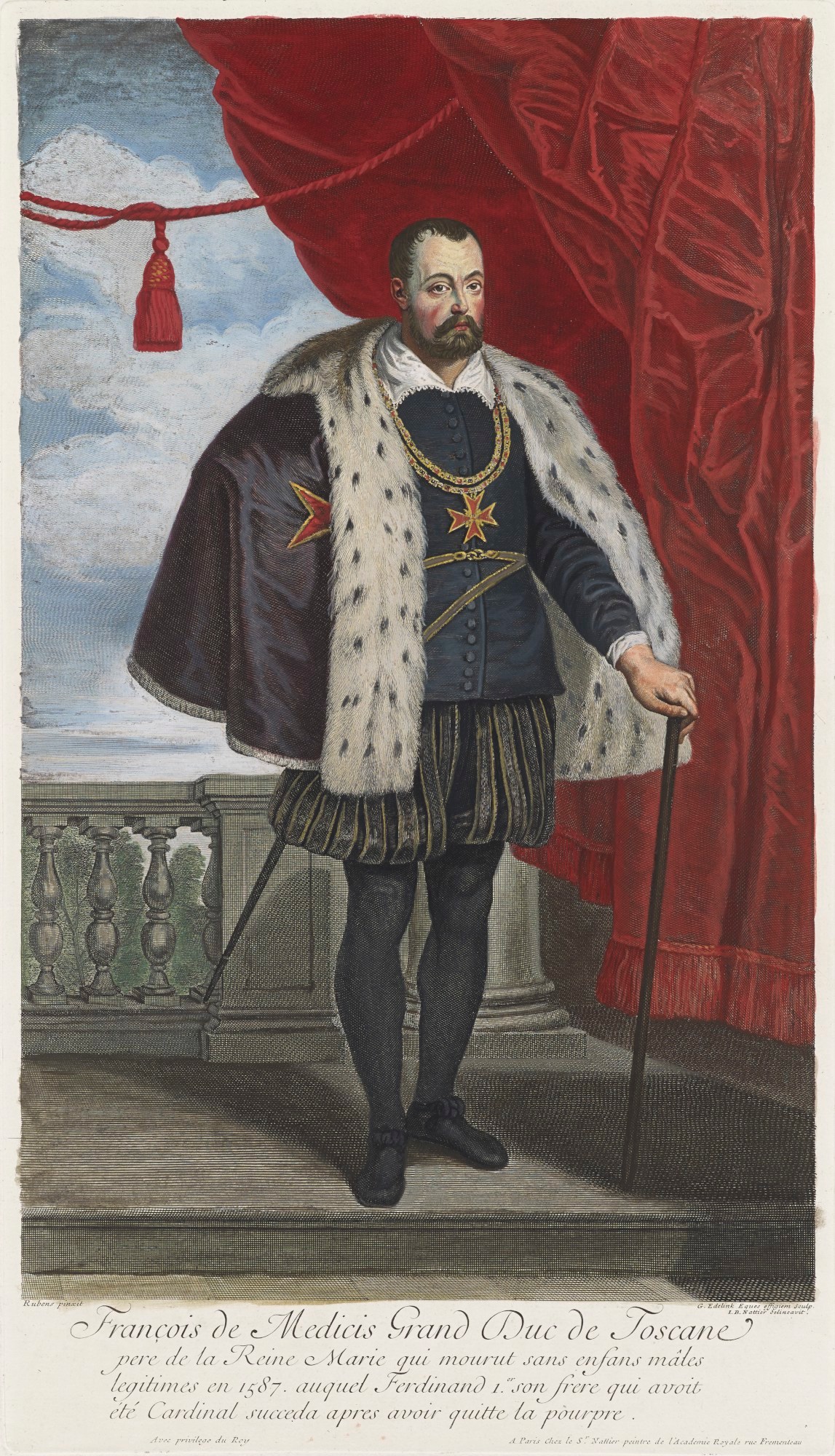 Peter Paul Rubens, François de Medicis Grand Duc de Toscane