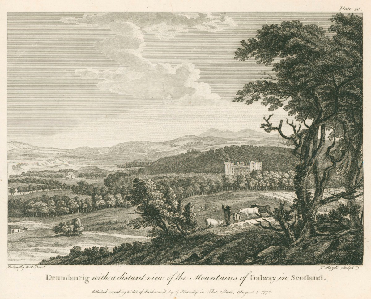 Paul Sandby RA, View of Drumlanrig