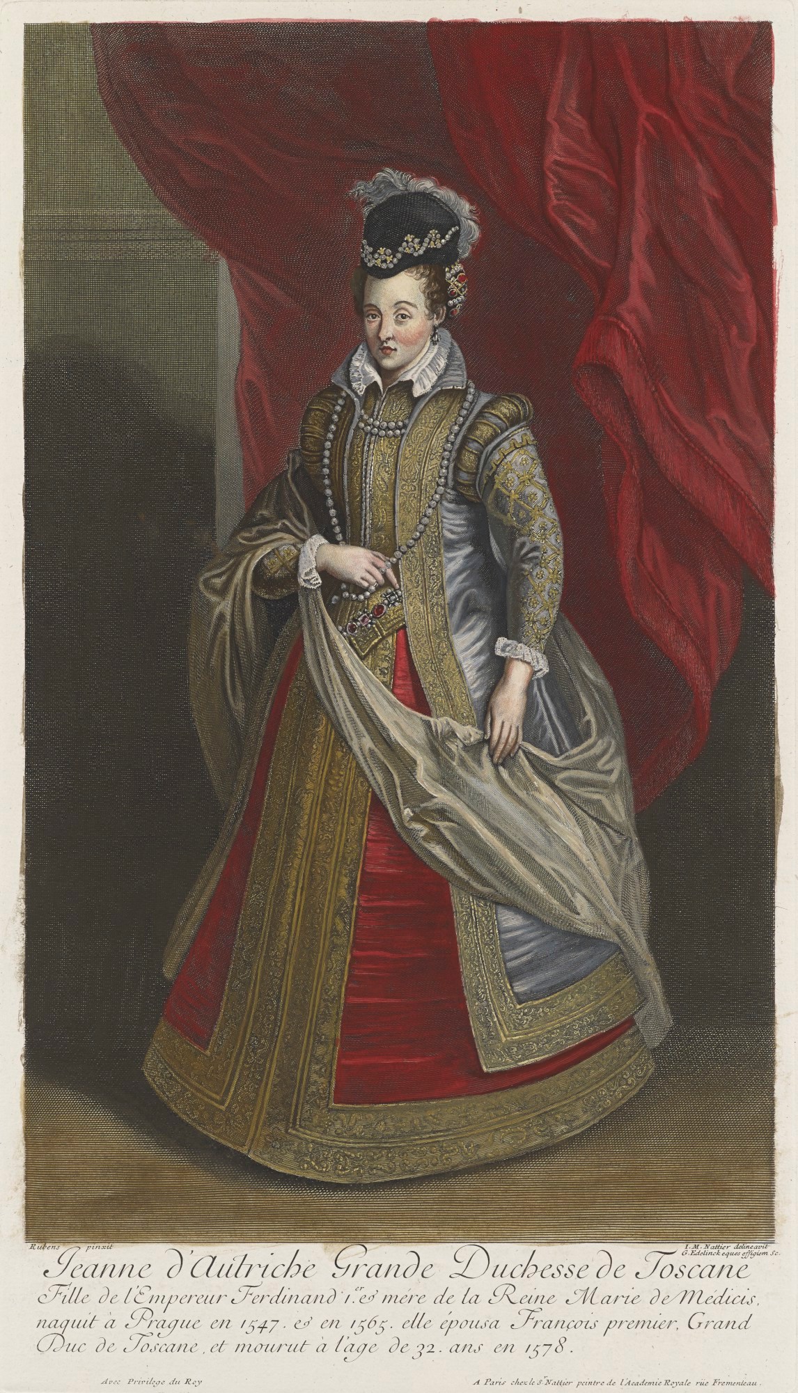 Peter Paul Rubens, Jeanne d'Autriche, Grande Duchesse de Toscane