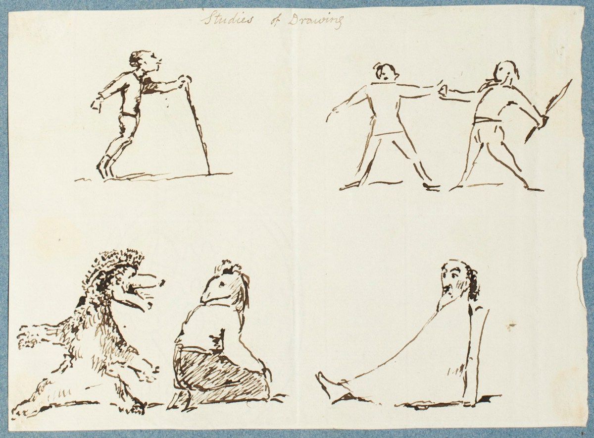George Dance RA, 'Studies of Drawing'