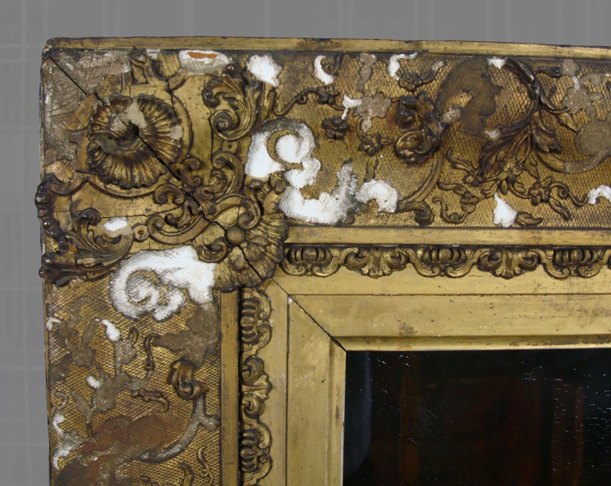 Unknown, Frame for Thomas Uwins RA 'The House of Mourning'