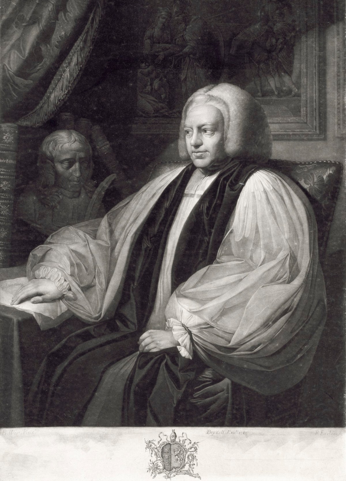 Benjamin West PRA, Portrait of Thomas Newton, Bishop of Bristol