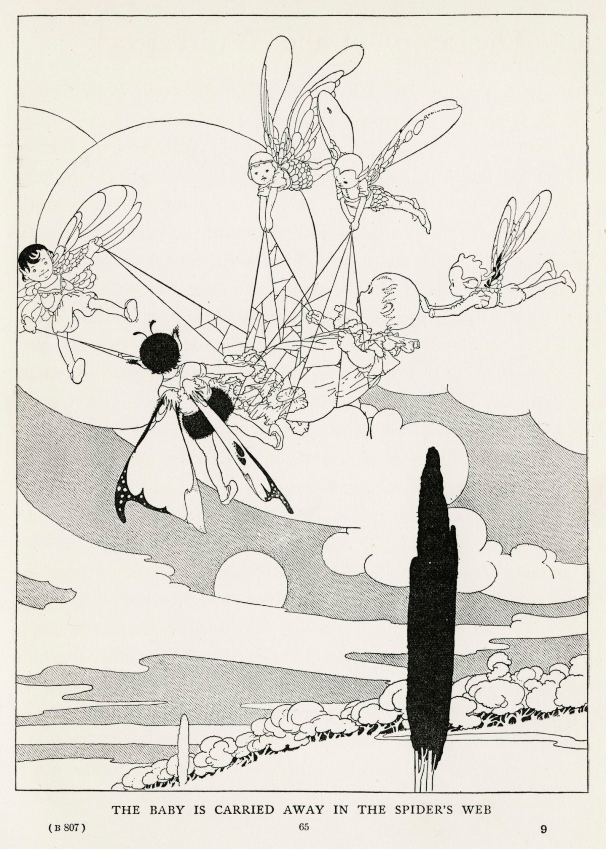 Charles Robinson, The Baby is carried away in the Spider's Web