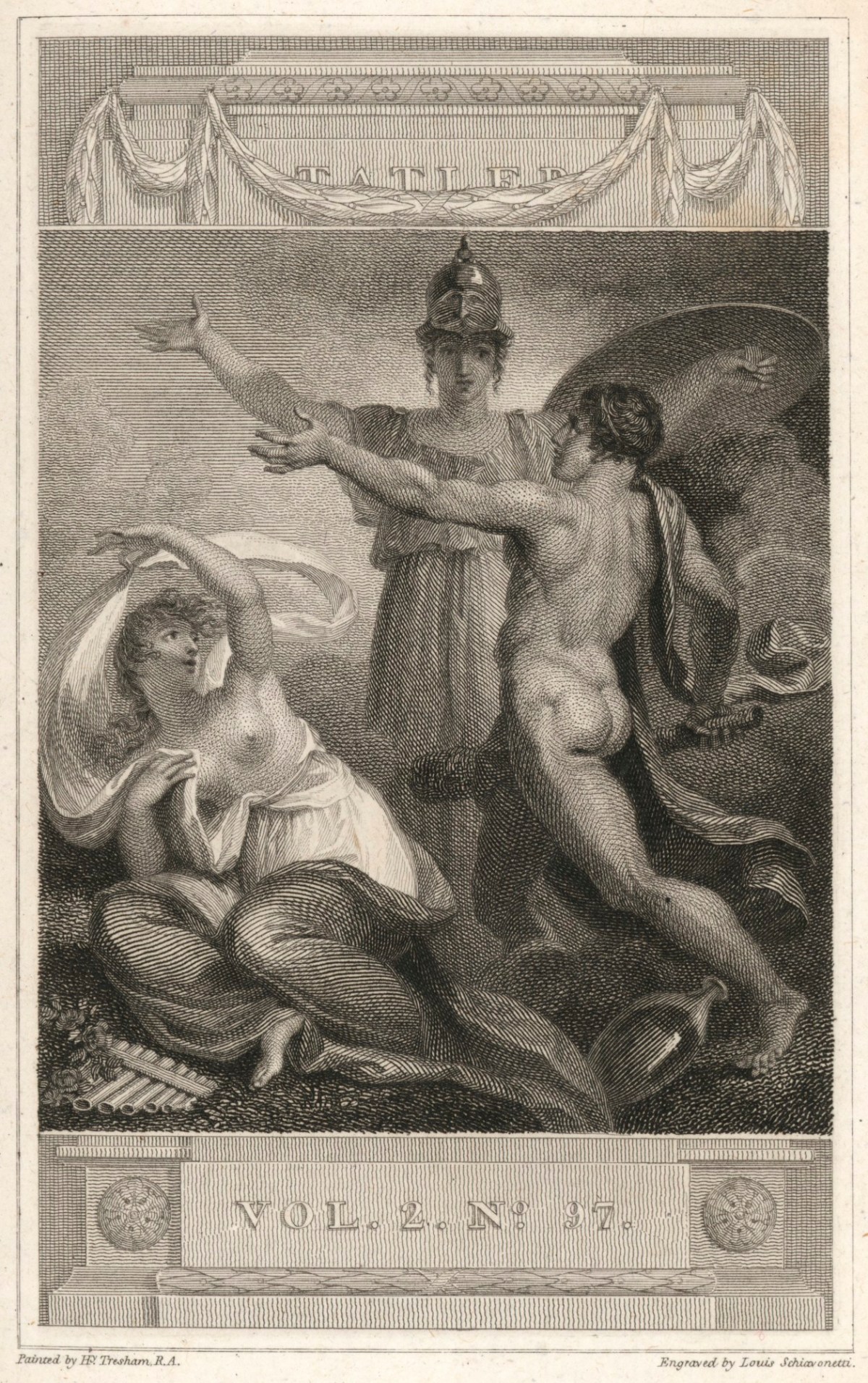 Henry Tresham RA, Illustration to The Tatler, No. 97