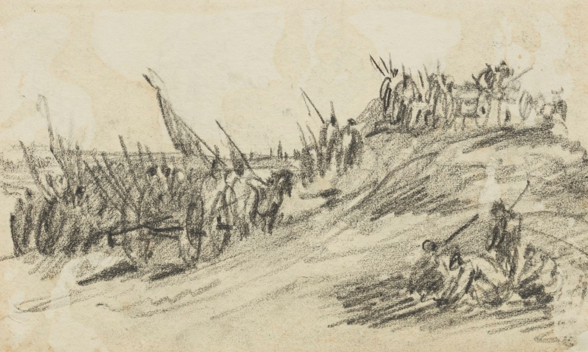 Philip Reinagle RA, Sketch of cavalry